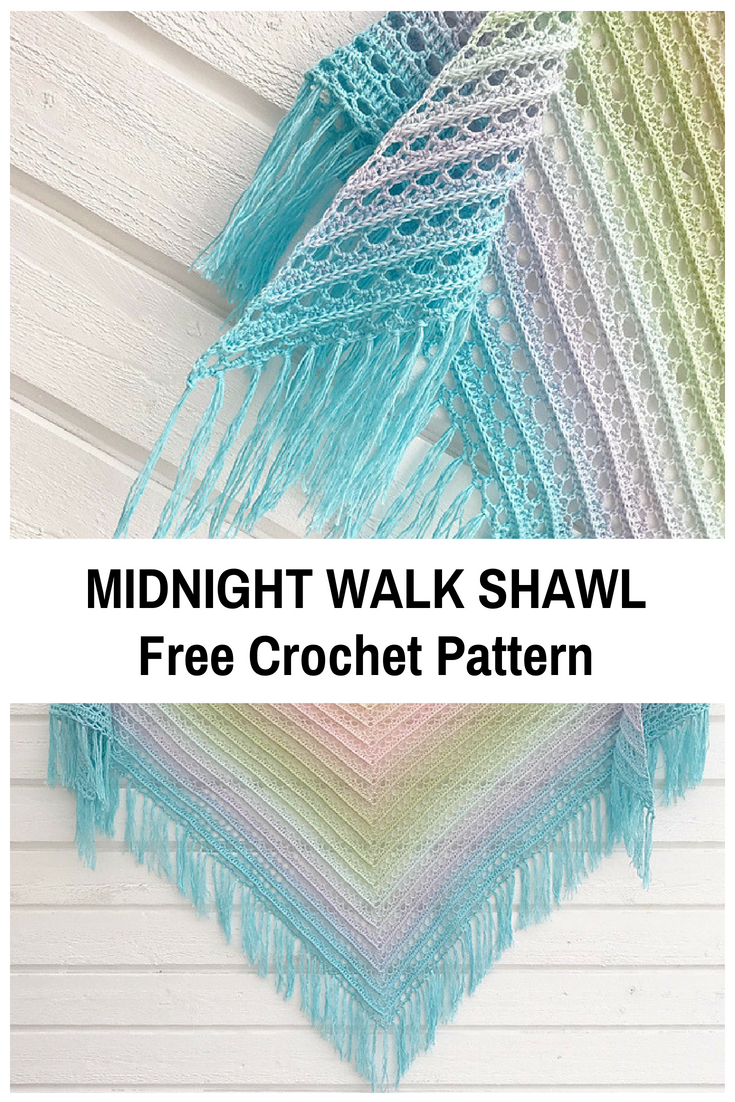 Crochet Lace Shawl Pattern Beautiful Lacy Shawl Crochet Pattern In Pastel Colours Knit And
