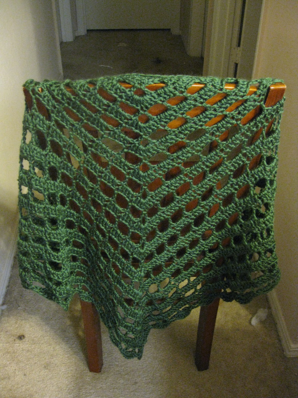Crochet Lace Shawl Pattern Engineered Crochet Half Lace Shawl