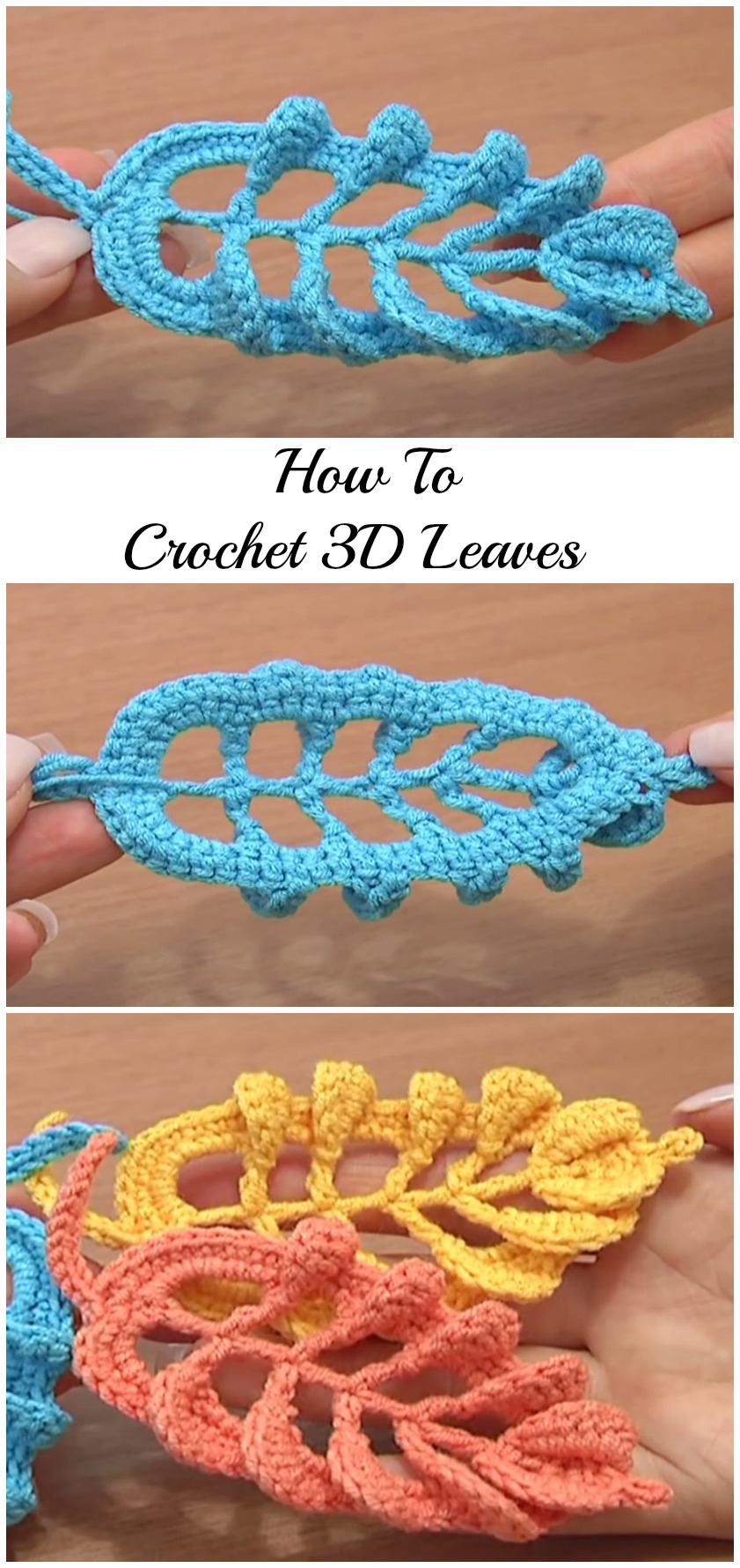 Crochet Leaf Pattern Video Crochet Leaf Stitches Pretty Ideas
