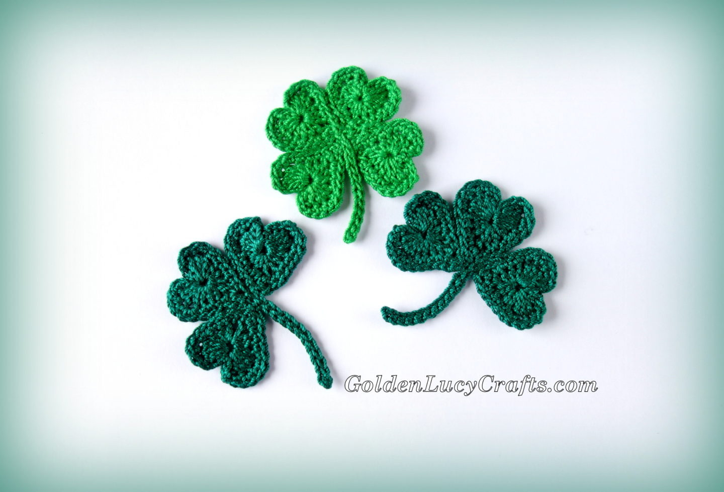 Crochet Leaf Pattern Video Crochet Shamrock For St Patricks Day And Lucky Clover Appliques