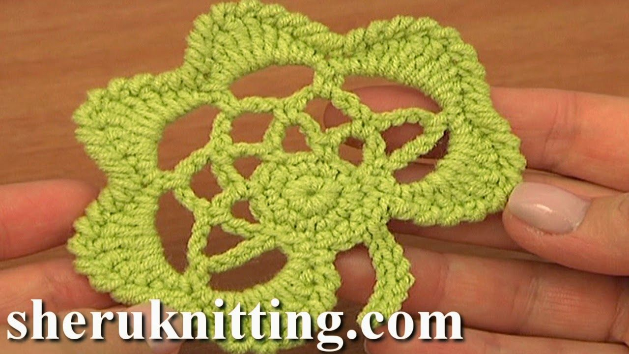 Crochet Leaf Pattern Video Sheruknittingcom Crochet Leaf Pattern Crochet Crochet Irish