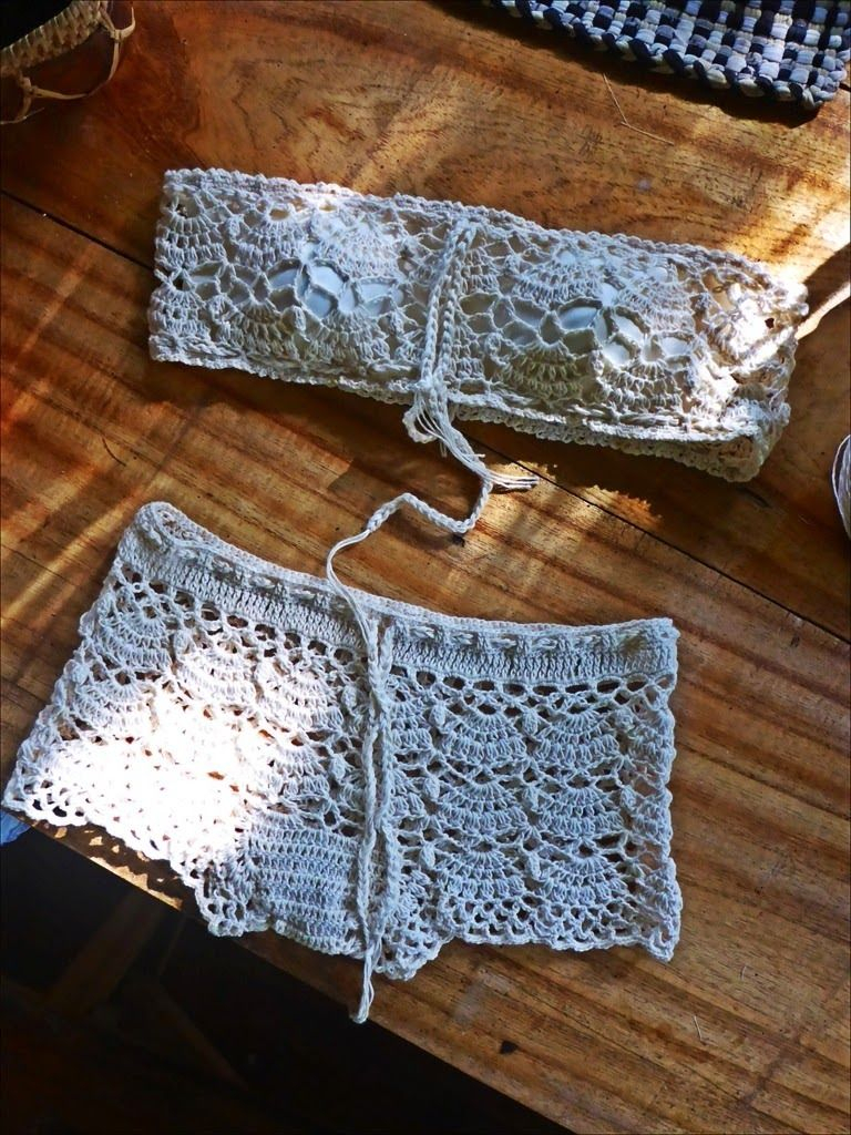 Crochet Lingerie Patterns Crochet Summer Shorts Pants Free Patterns Adult Size