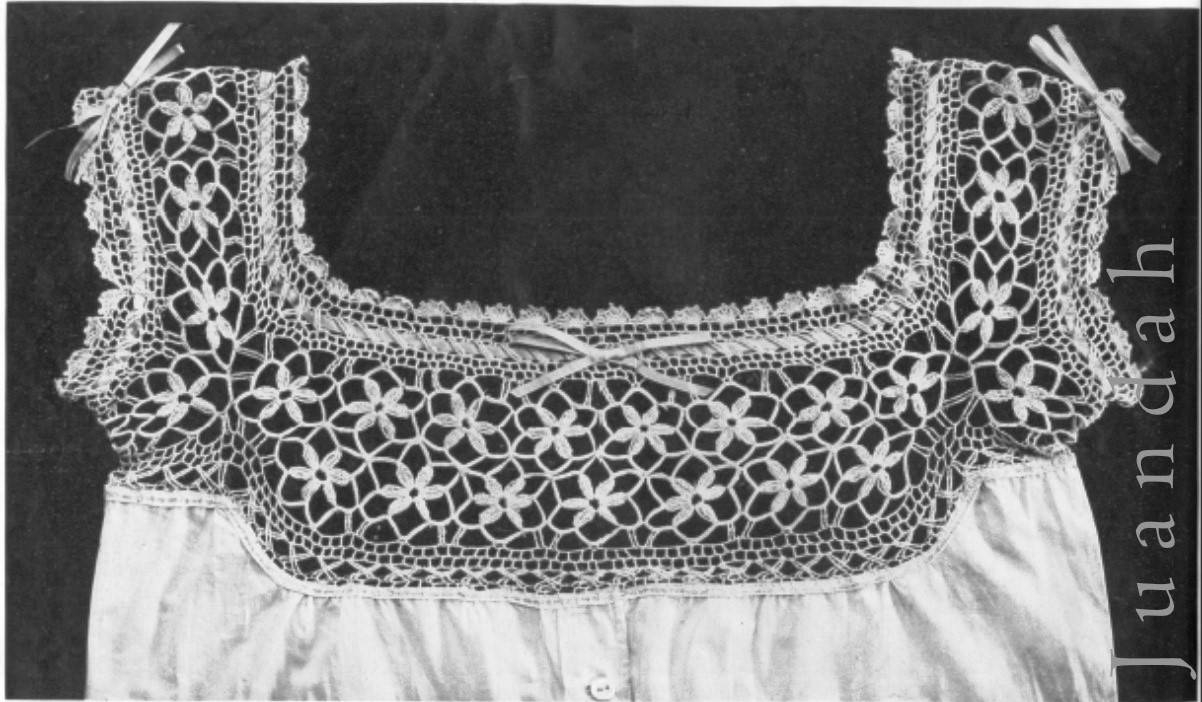 Crochet Lingerie Patterns Pdf Antique Crochet Patterns Corset And Nightgown Yokes Etsy