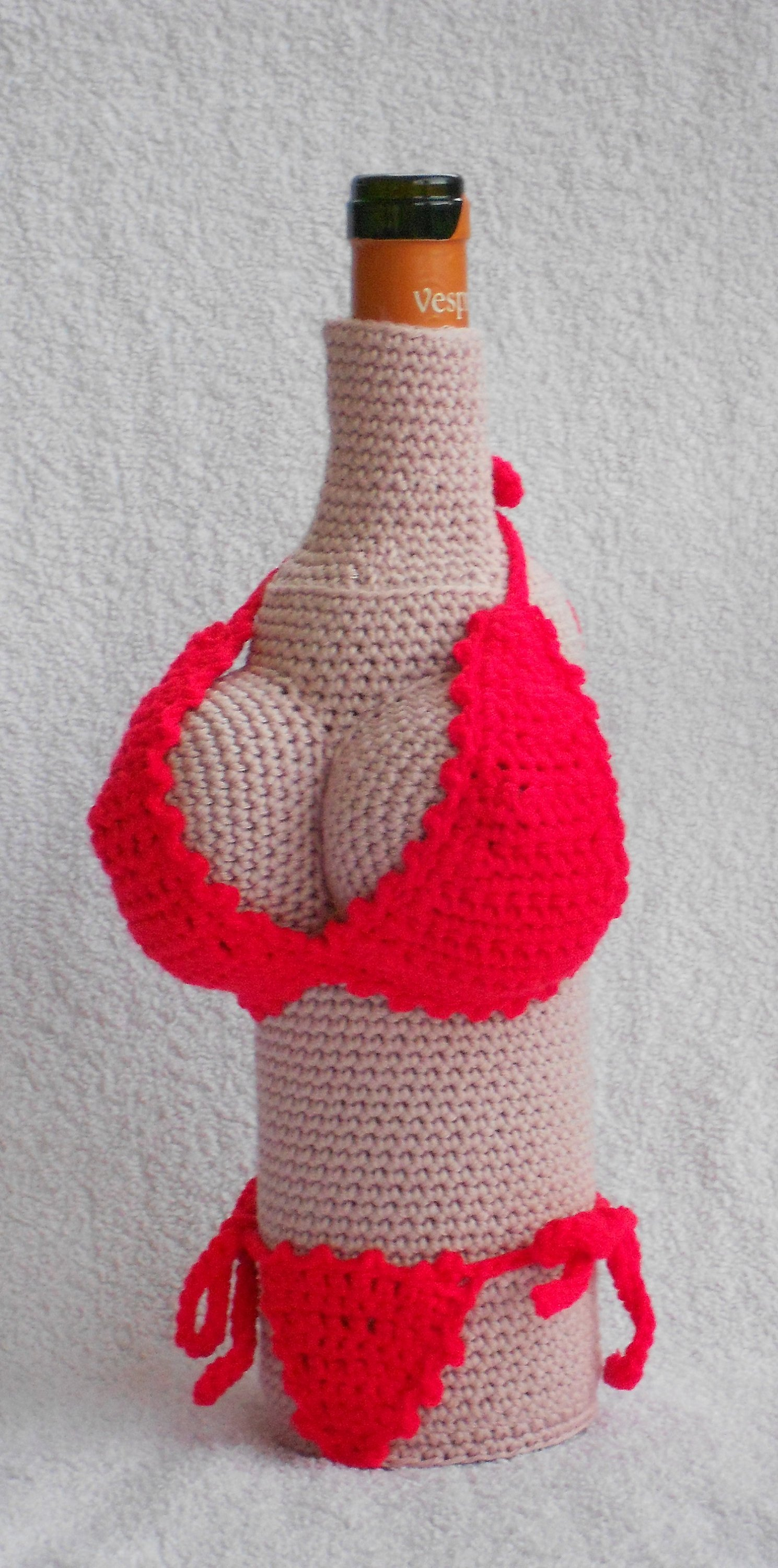 Crochet Lobster Pattern Crochet Pattern Wine Bottle Cozy Red Bikini Haakpatroon Etsy