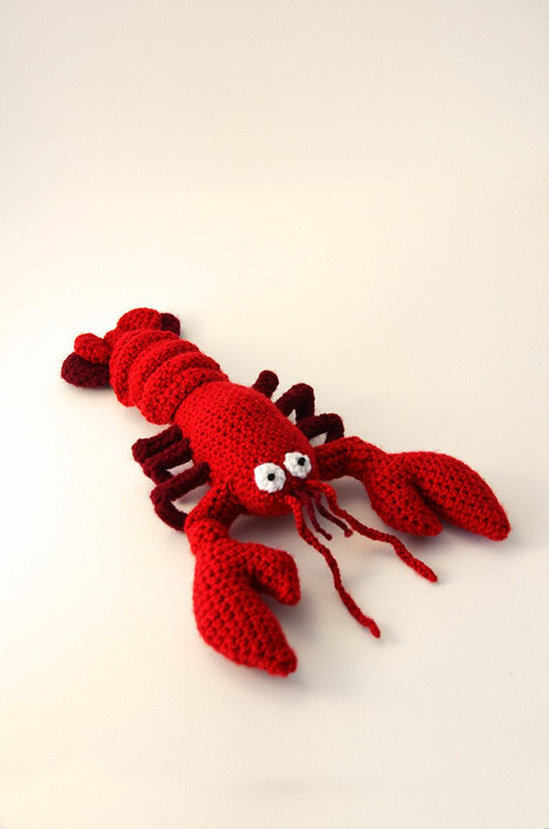 Crochet Lobster Pattern Lobster Crochet Pattern Lobster Amigurumi Pattern Crochet Etsy