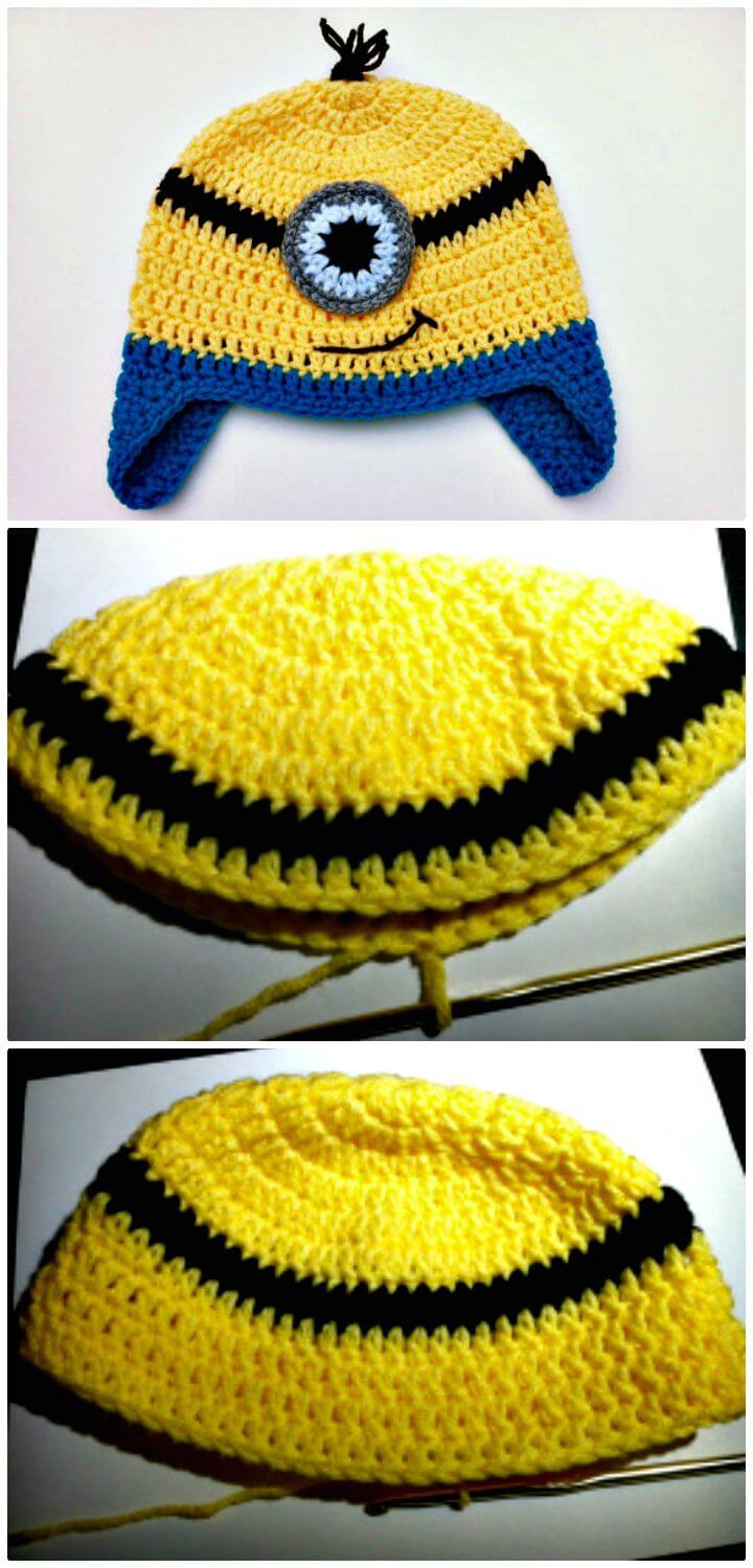 Crochet Minion Hat Pattern 24 Free Crochet Minion Patterns Diy Crafts