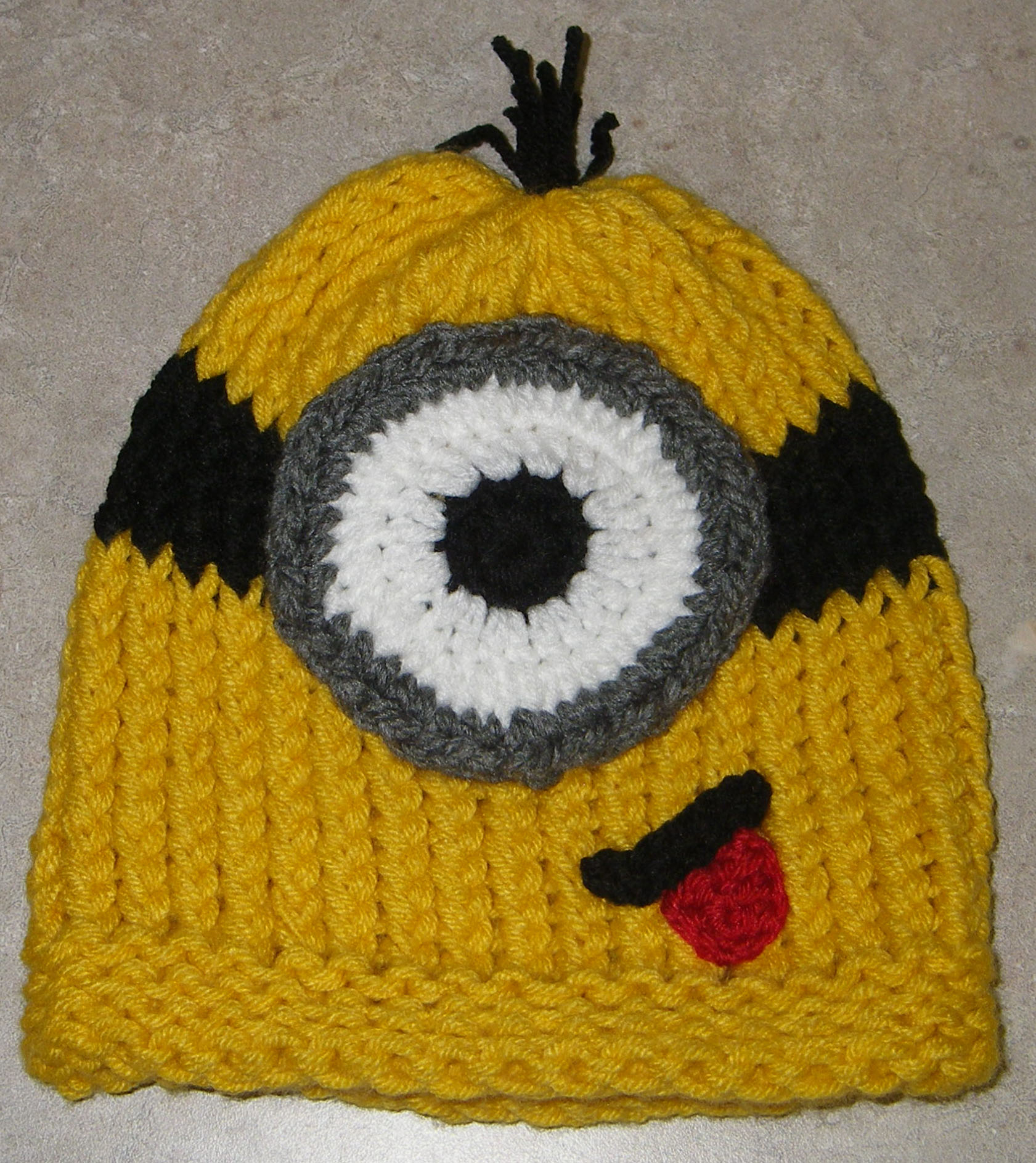 Crochet Minion Hat Pattern Minion Free Hat Pattern Knitting Rays Of Hope