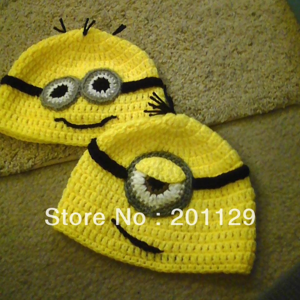 Crochet Minion Hat Pattern Minion New 2015 Handmade Crochet Newborn Ba Despicable Me Hat