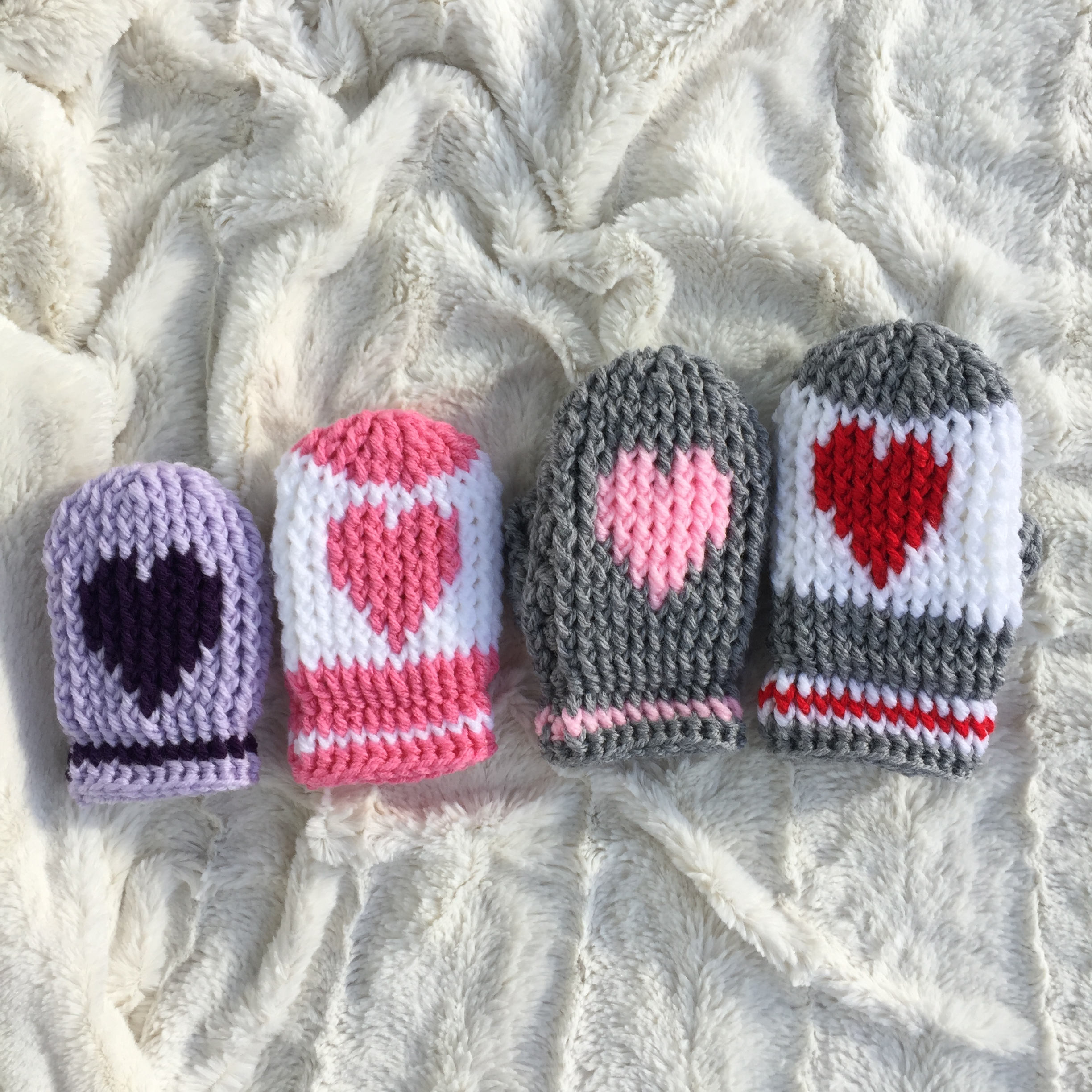 Crochet Mitten Pattern Crochet Mitten Pattern Mini Heart Love Mittenscrochet Etsy