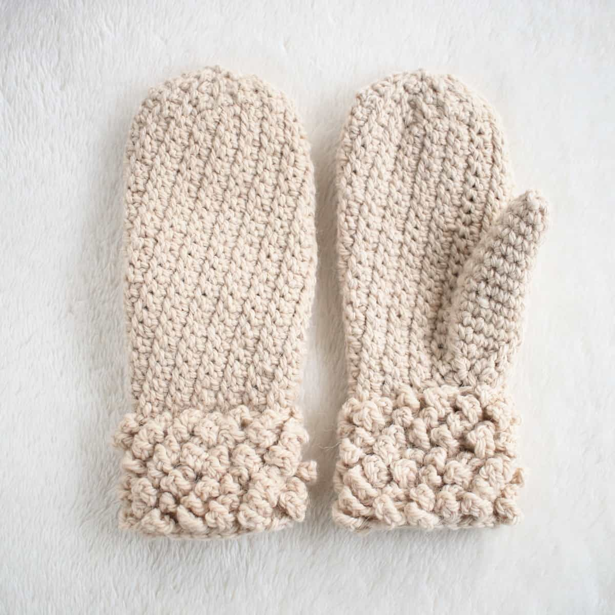 Crochet Mittens Free Pattern Simple And Easy Crochet Mittens For Adults Or Teens Crochet Life
