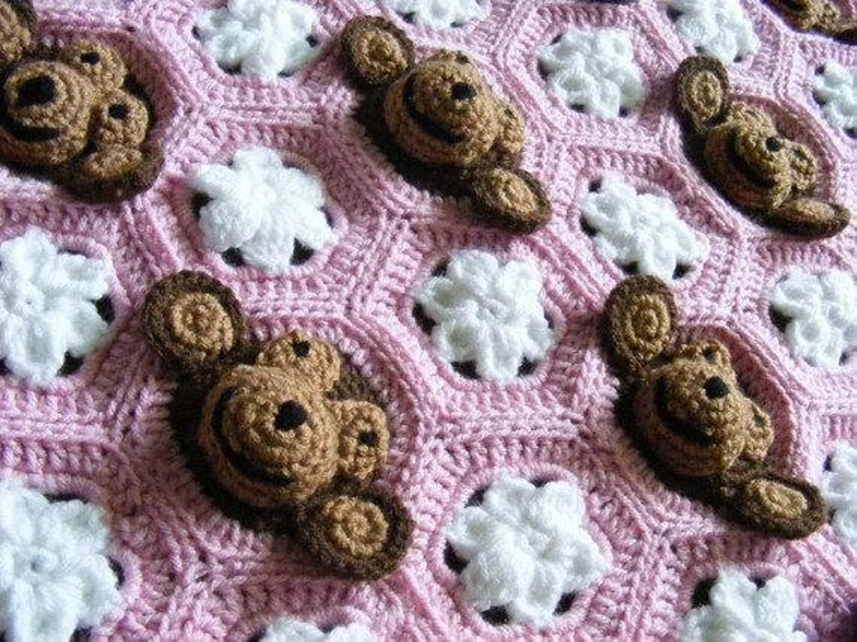 Crochet Monkey Blanket Pattern Ba Girl Crochet Monkey Blanket Pattern Craftsy Crochet