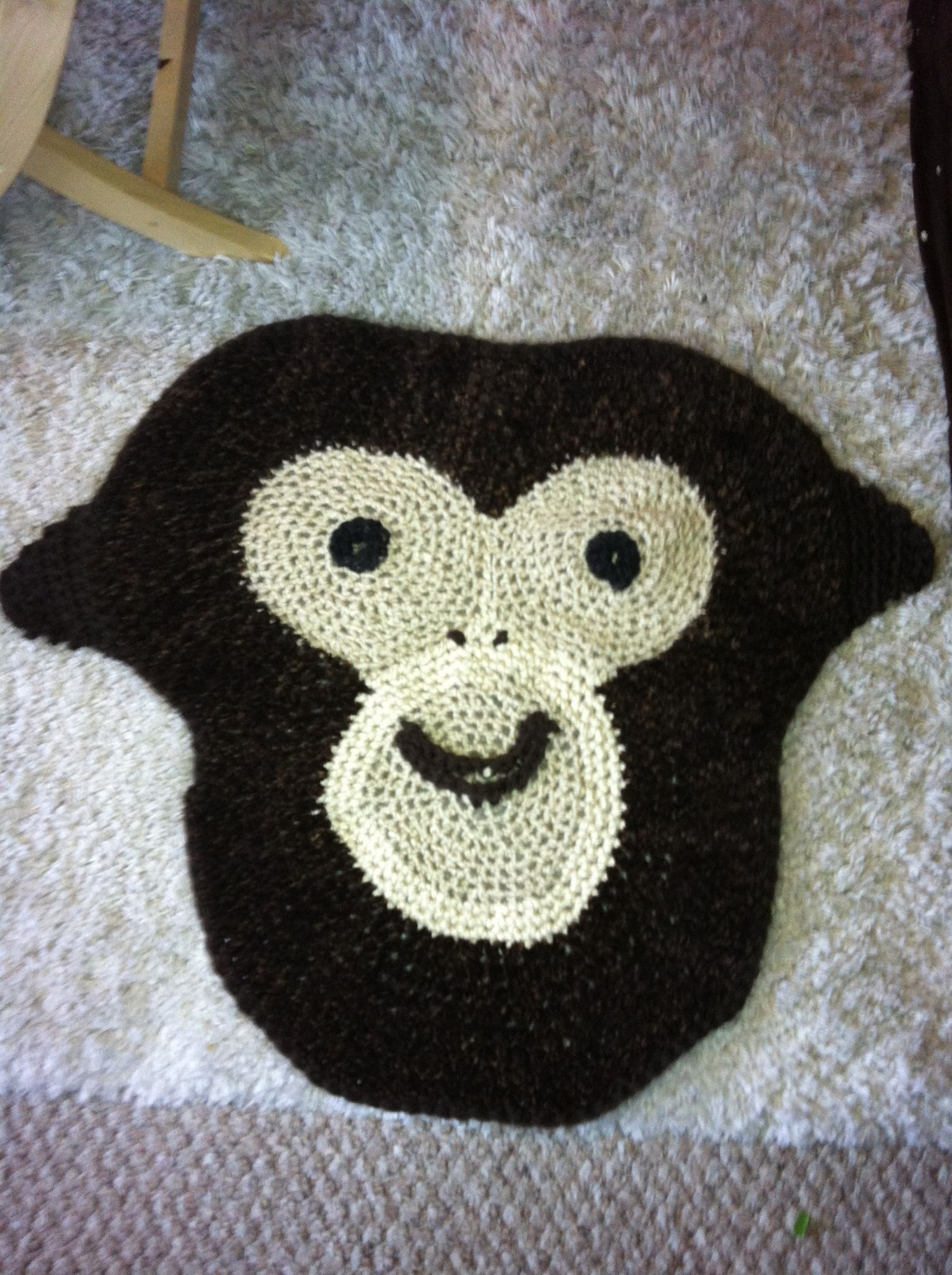 Crochet Monkey Blanket Pattern Crocheted Monkey Blanket Crochet Ba Boy Blanket Ba Boy