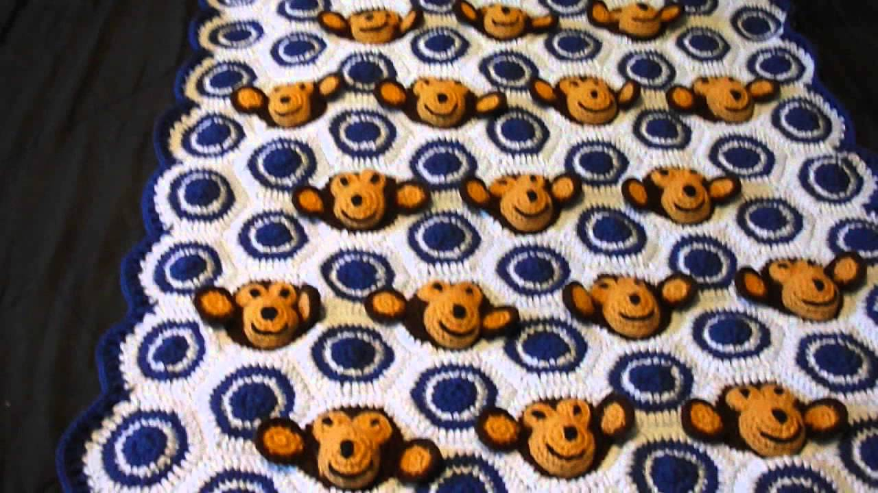 Crochet Monkey Blanket Pattern Monkey Blanket Youtube