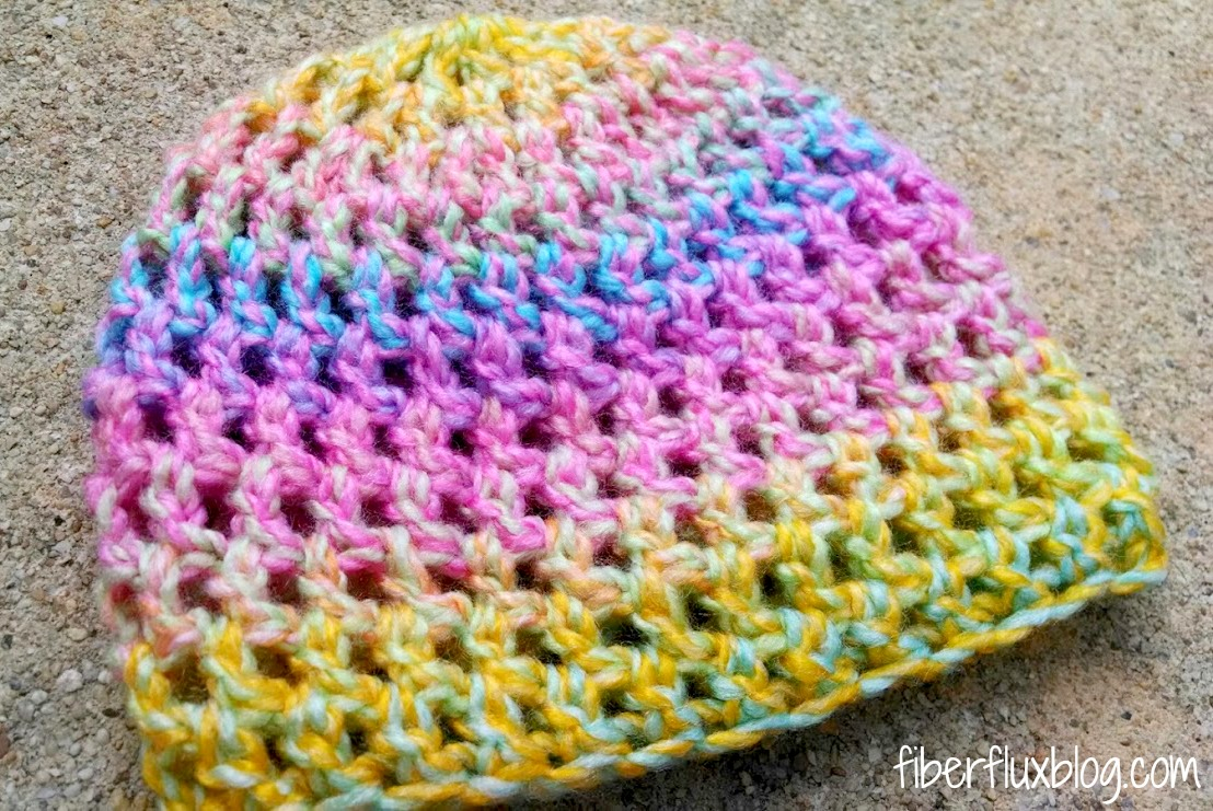 Crochet Newborn Hat Pattern Fiber Flux Free Crochet Patternconfetti Newborn Hat