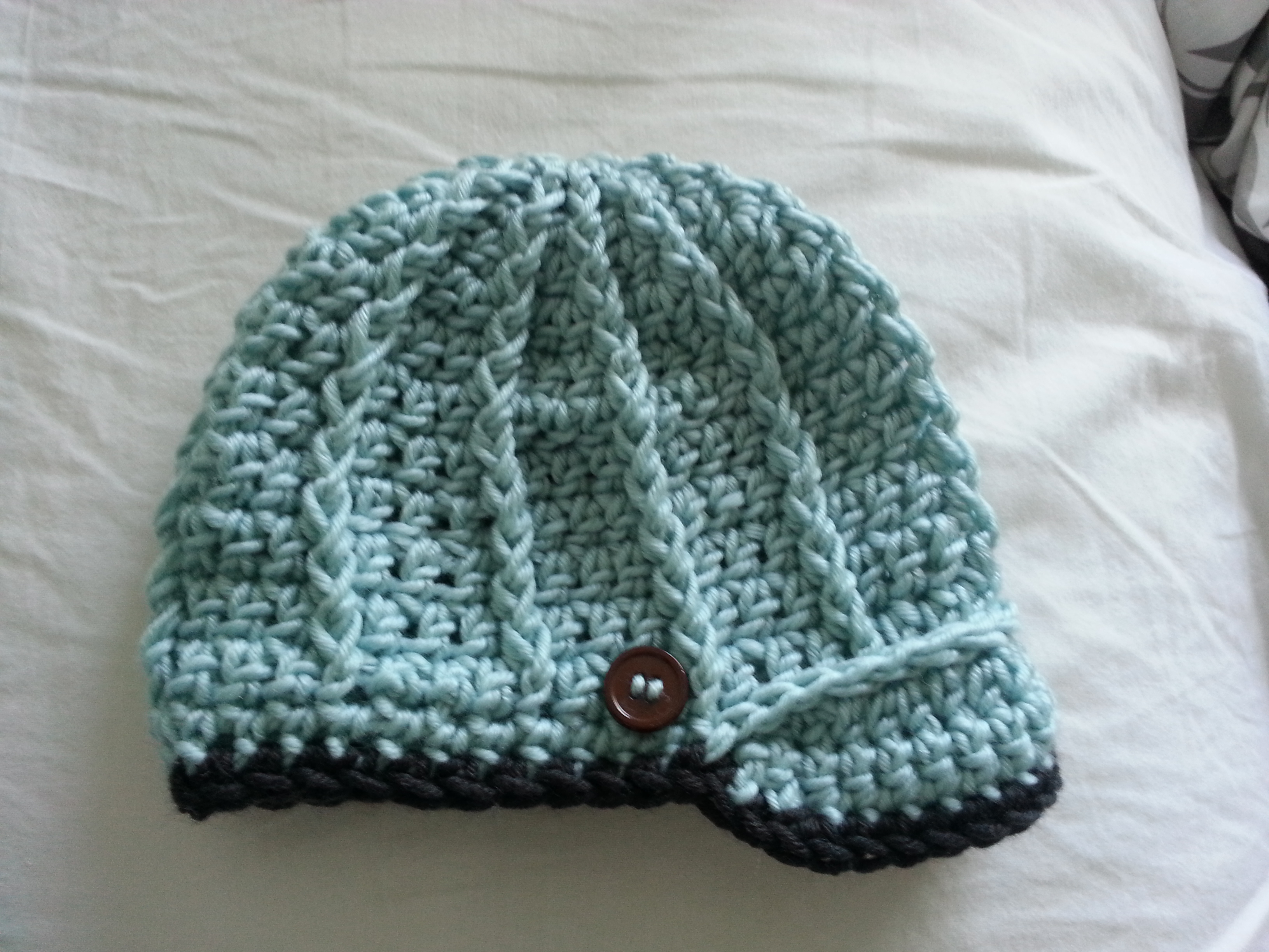 Crochet Newborn Newsboy Hat Pattern Free Newborn Ba Boy Crochet Hat Booties Set Myloveforcreativity