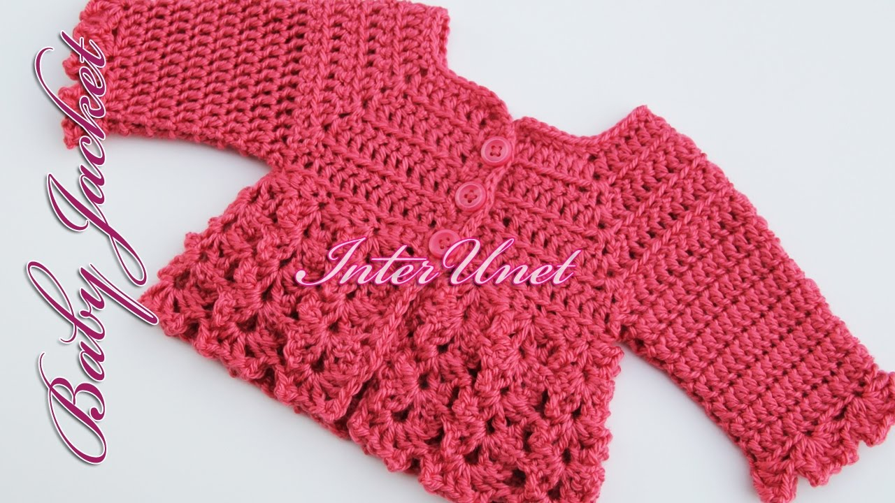 Crochet Newborn Sweater Pattern Ba Cardigan Jacket Crochet Pattern Youtube