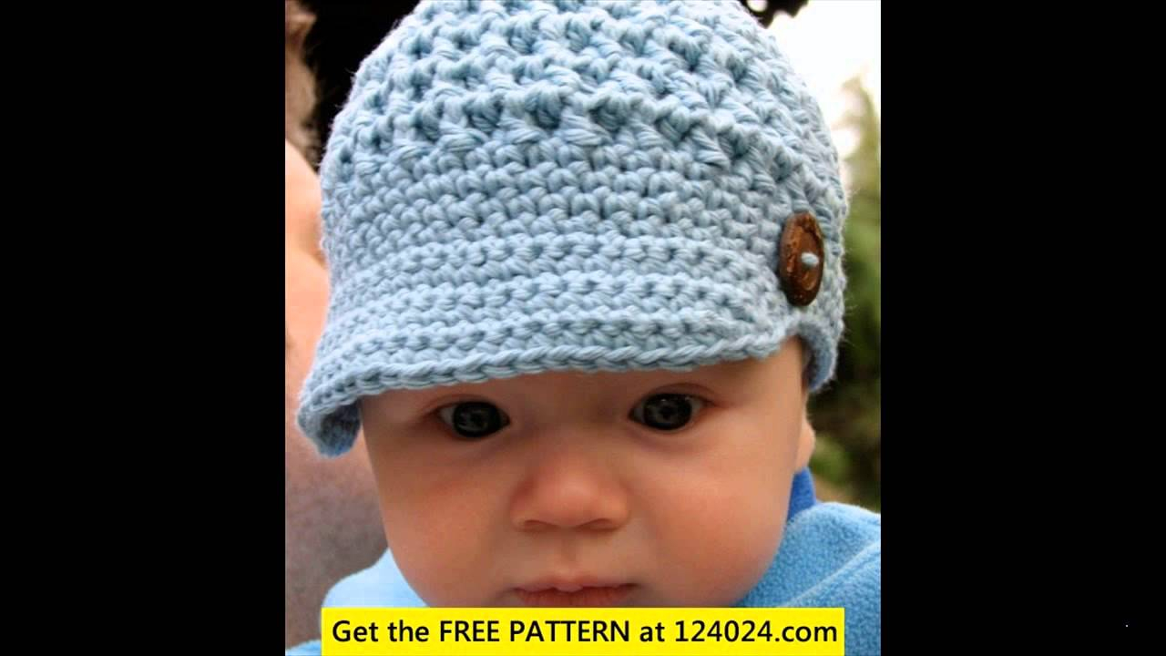 Crochet Newsboy Hat Pattern Free Easy Crochet Ba Hats Pattern Youtube