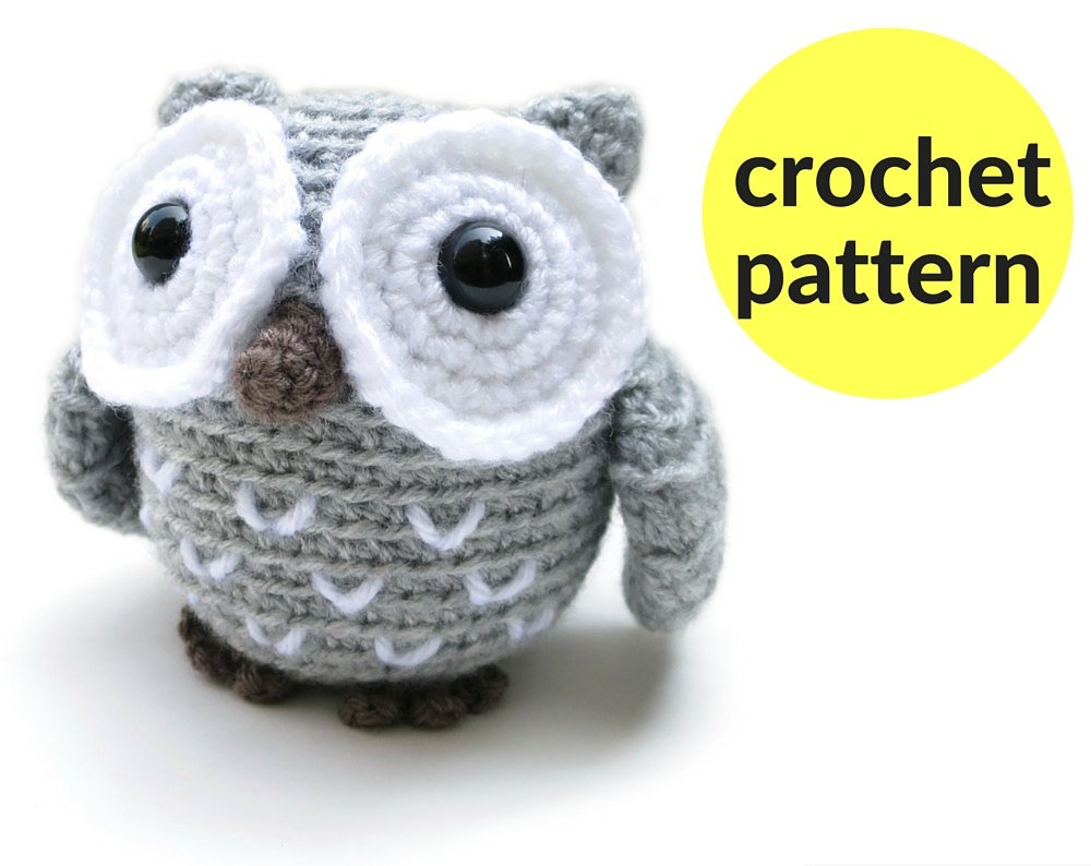 Crochet Owl Pattern Little Owl Amigurumi Pattern Crochet Owl Pattern Plush Owl Etsy