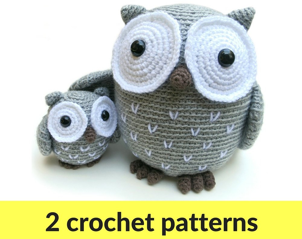 Crochet Owl Pattern Owl Amigurumi Patterns Owl Stuffed Animal Crochet Owl Etsy