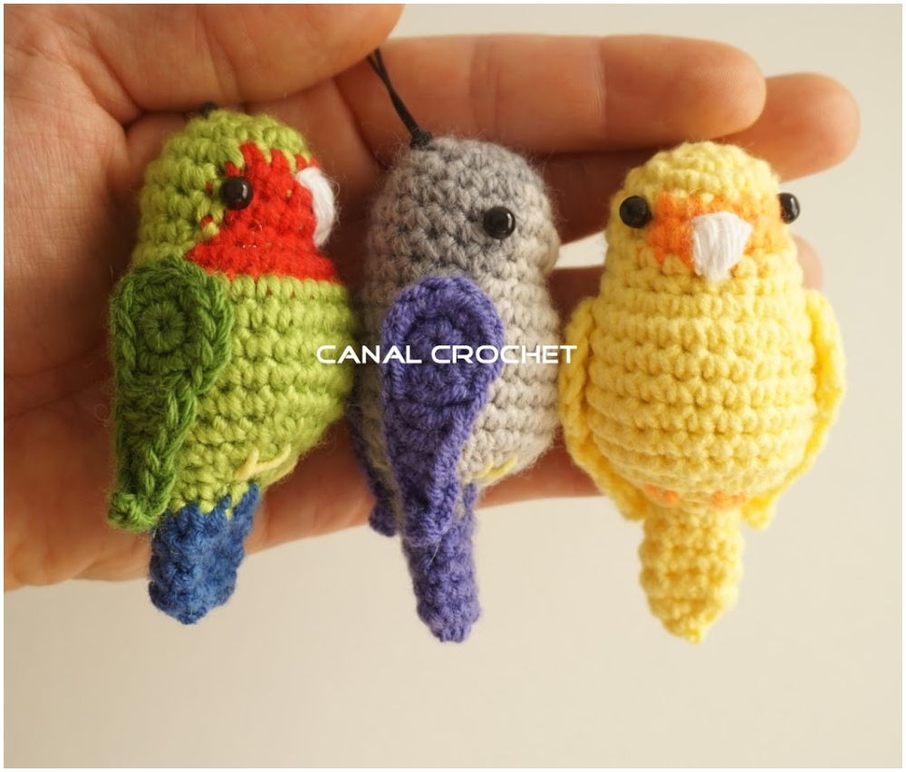 Crochet Parrot Pattern Cute Birds Crochet Tutorial And Pattern Pattern Center