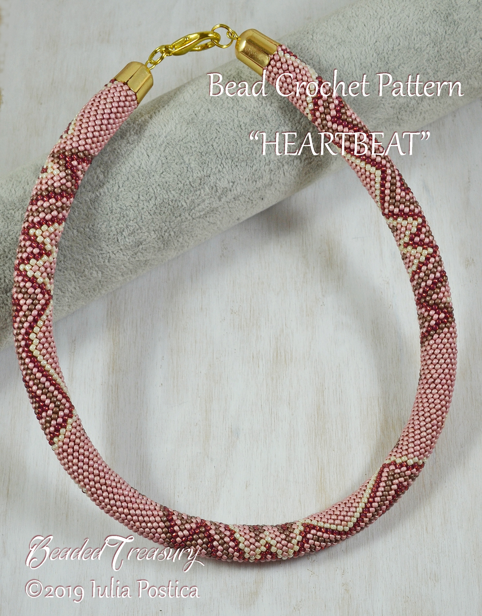 Crochet Pattern Bracelet Heartbeat Bead Crochet Pattern Beadedtreasury