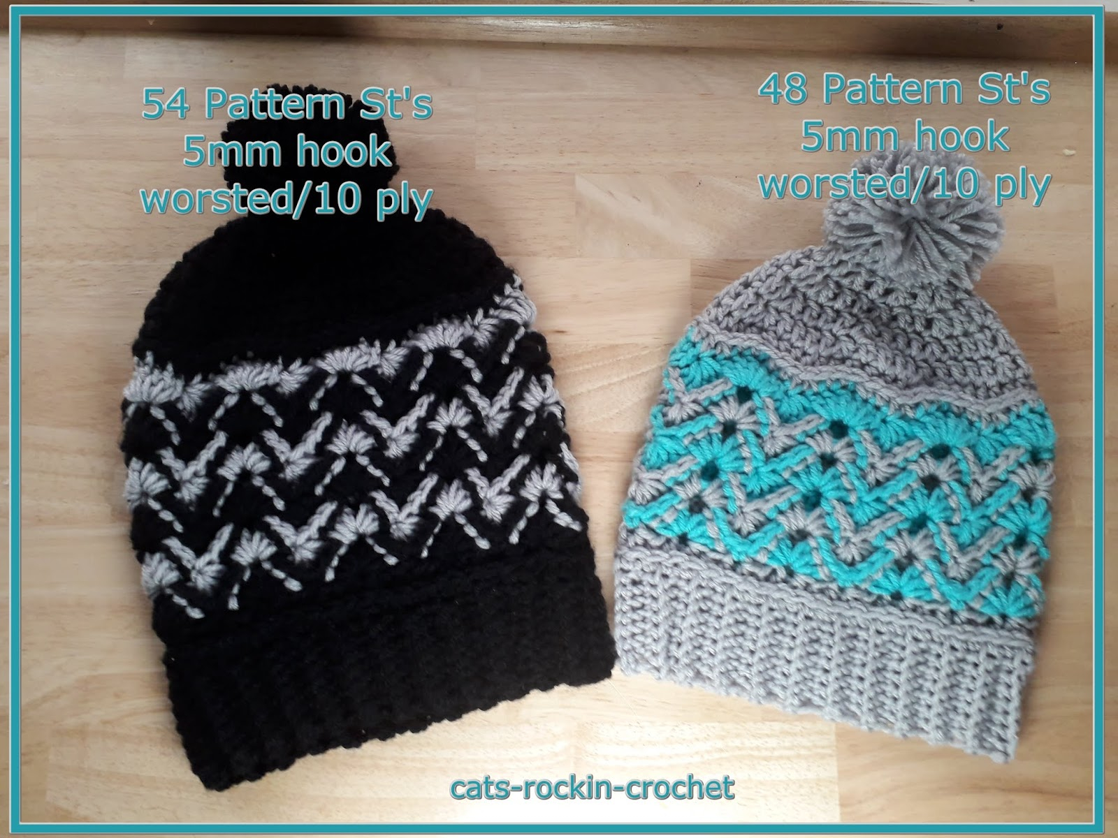 Crochet Pattern Central Free Hat Patterns Free Crochet Patterns Cats Rockin Crochet