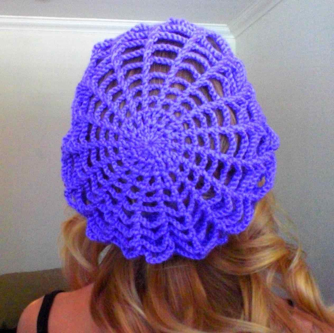 Crochet Pattern Central Free Hat Patterns Pattern Central Free Hat Patterns Cute Beanie With Flower Cluster