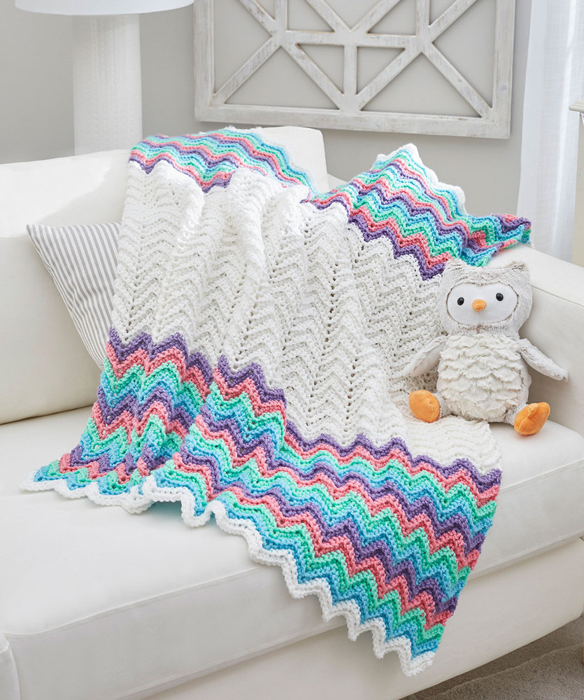 Crochet Pattern For Baby Blanket 12 Crochet Ba Blanket Patterns Red Heart