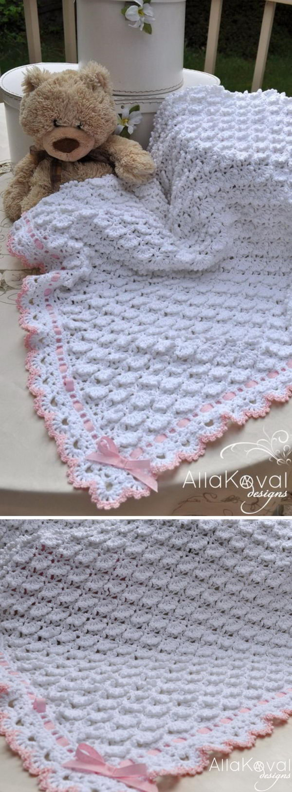 Crochet Pattern For Baby Blanket 30 Free Crochet Patterns For Blankets Hative