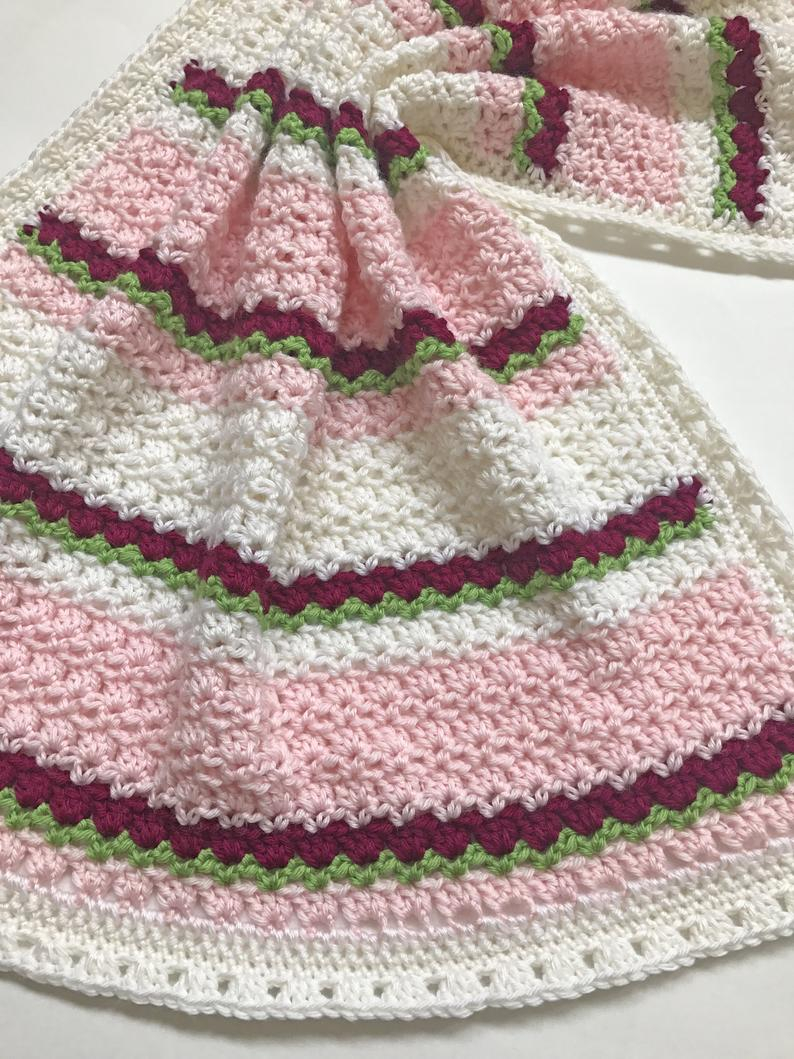 Crochet Pattern For Baby Blanket Crochet Ba Blanket Pattern Ba Blanket Pattern Easy Etsy