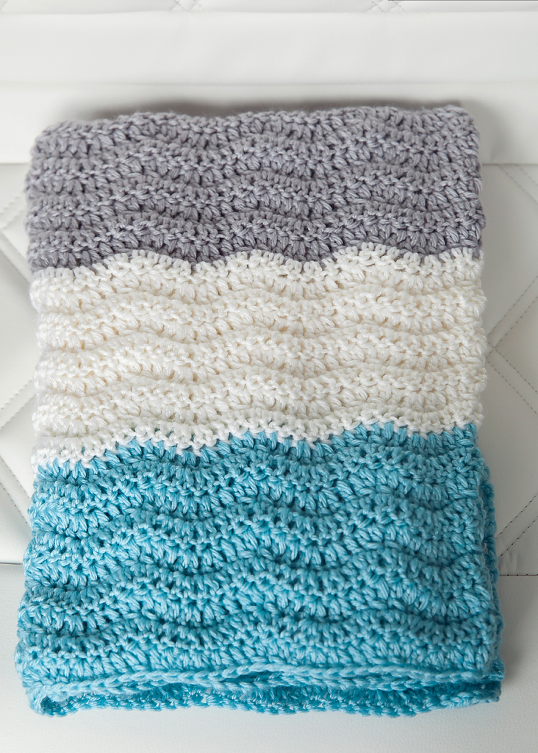 Crochet Pattern For Baby Blanket Free Chevron Ba Blanket Crochet Pattern Leelee Knits