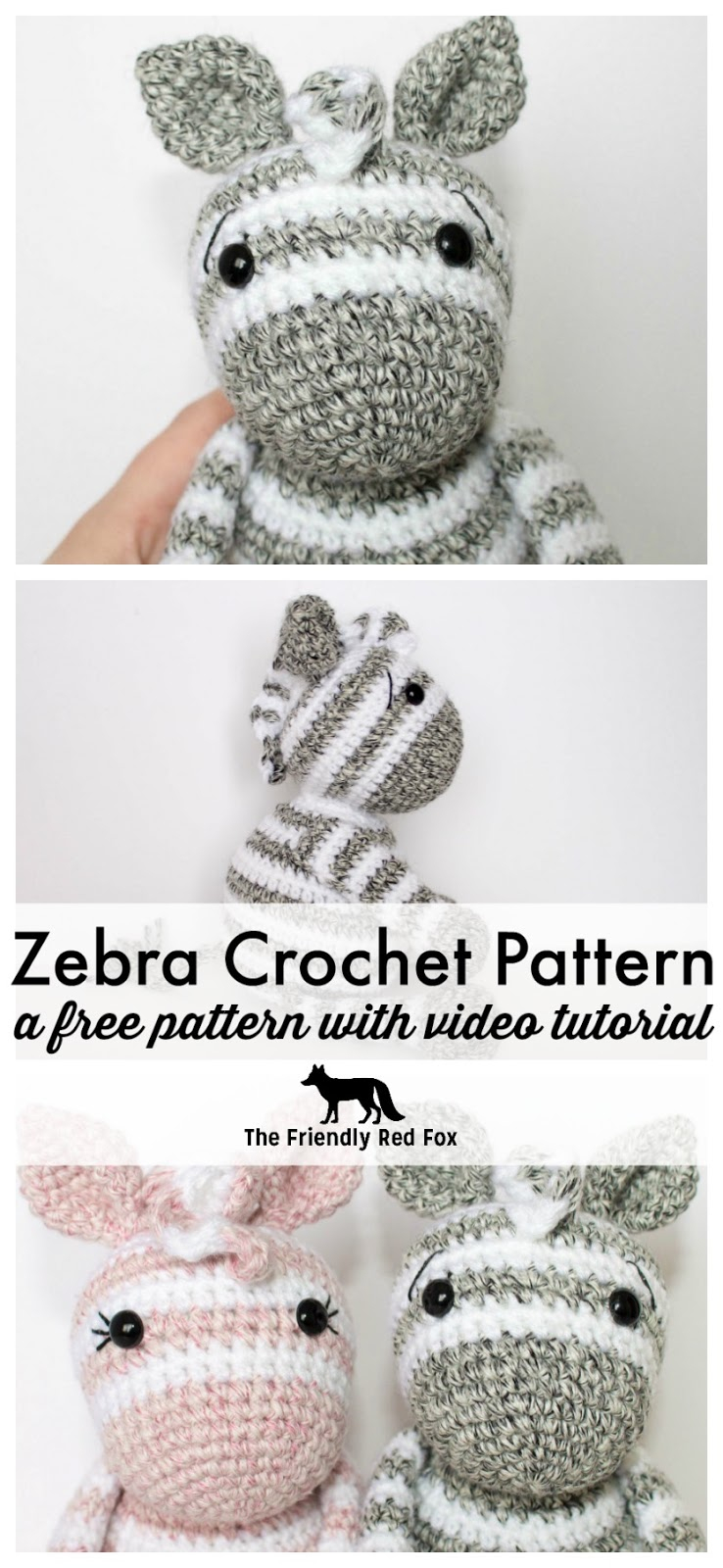 Crochet Pattern Free Free Crochet Zebra Pattern Thefriendlyredfox