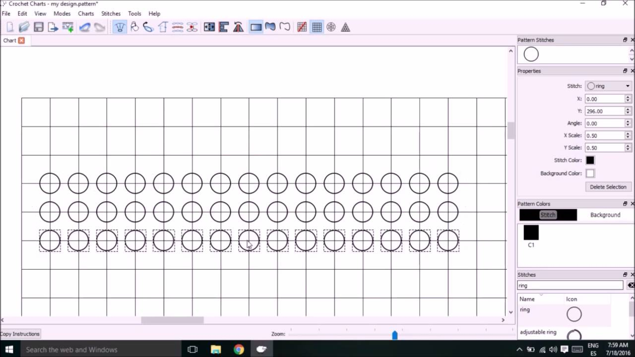 Crochet Pattern Generator How To Make Tapestry Crochet Patterns Using Stitchworks Software