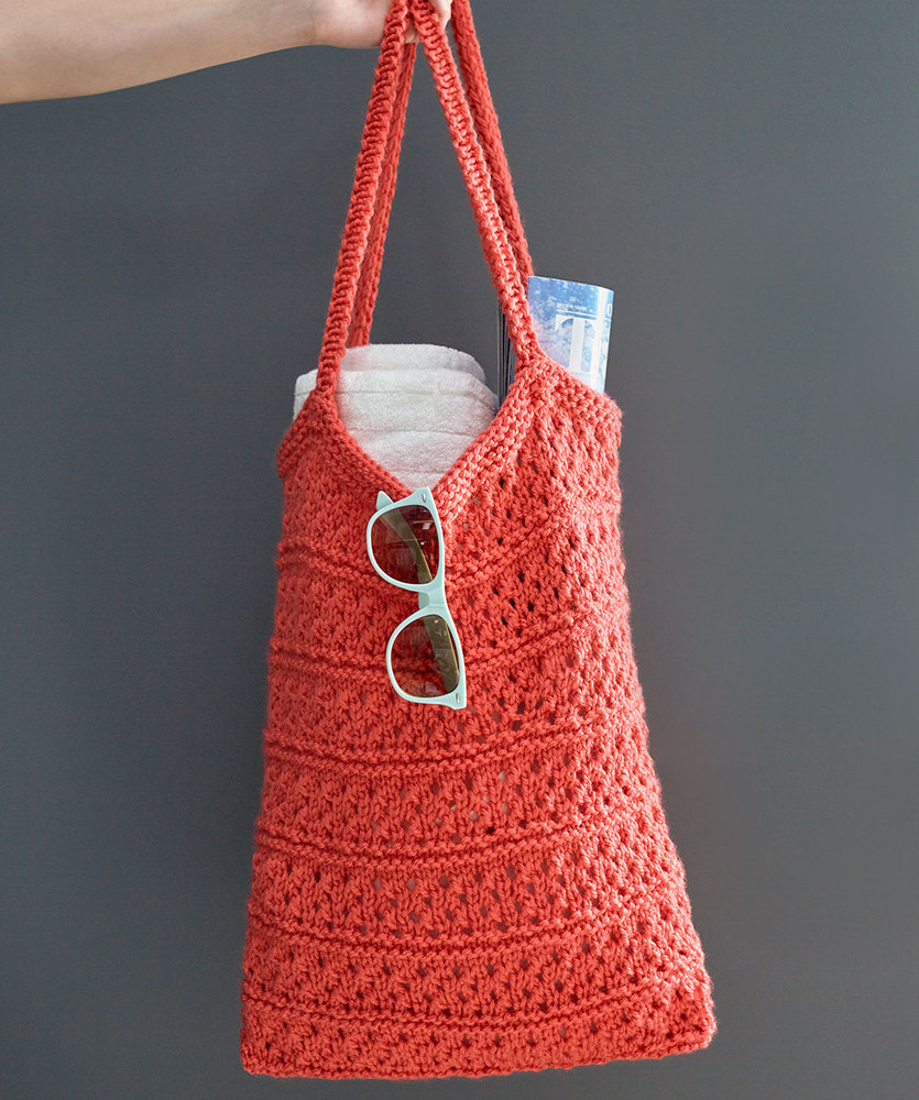 Crochet Pattern Market Bag Breezy Knit Market Bag Red Heart