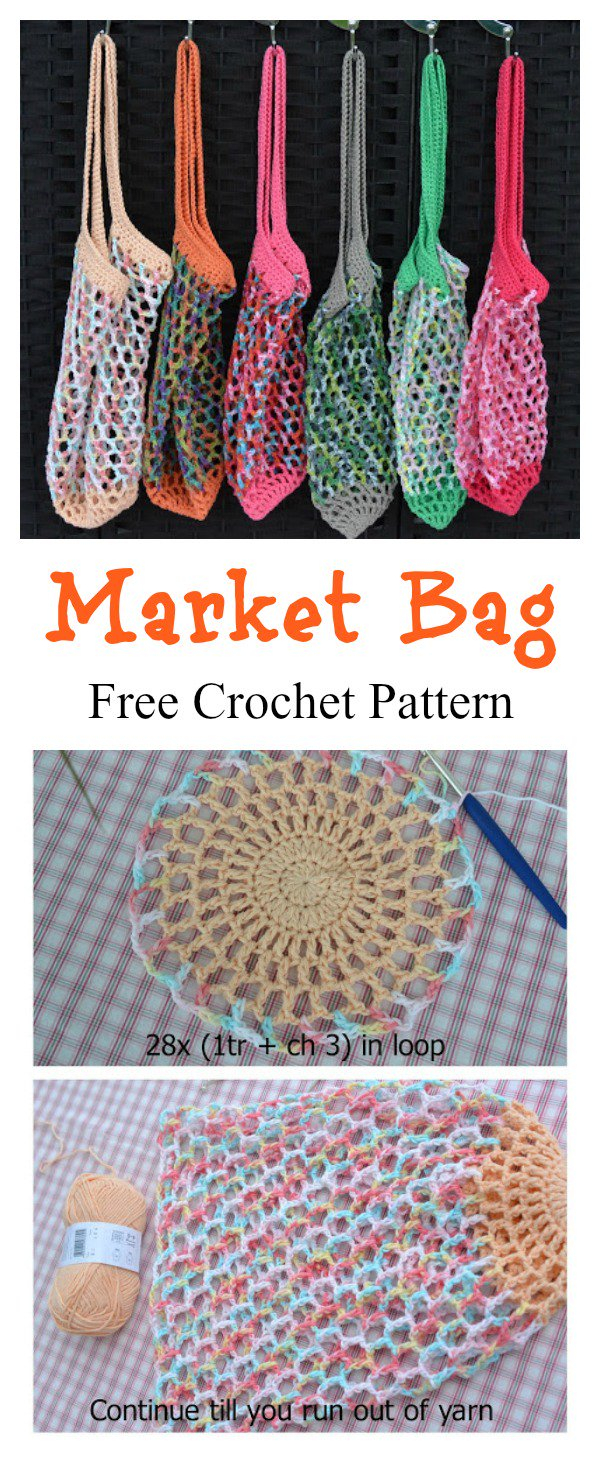 Crochet Pattern Market Bag Market Bag Free Crochet Pattern Cool Creativities