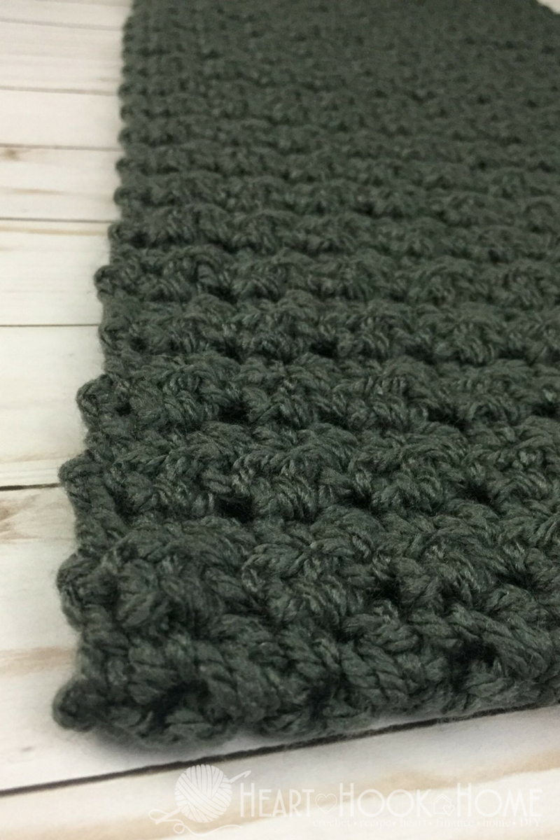Crochet Pattern Scarf Simple Scarf For Men Free Crochet Pattern