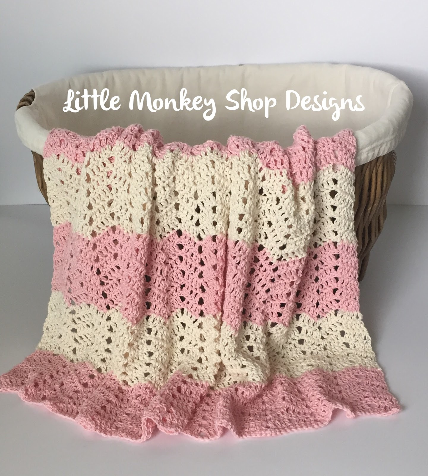 Crochet Patterns Baby Blankets Peek A Boo Chevron Crochet Ba Blanket Design Little Monkey Shop