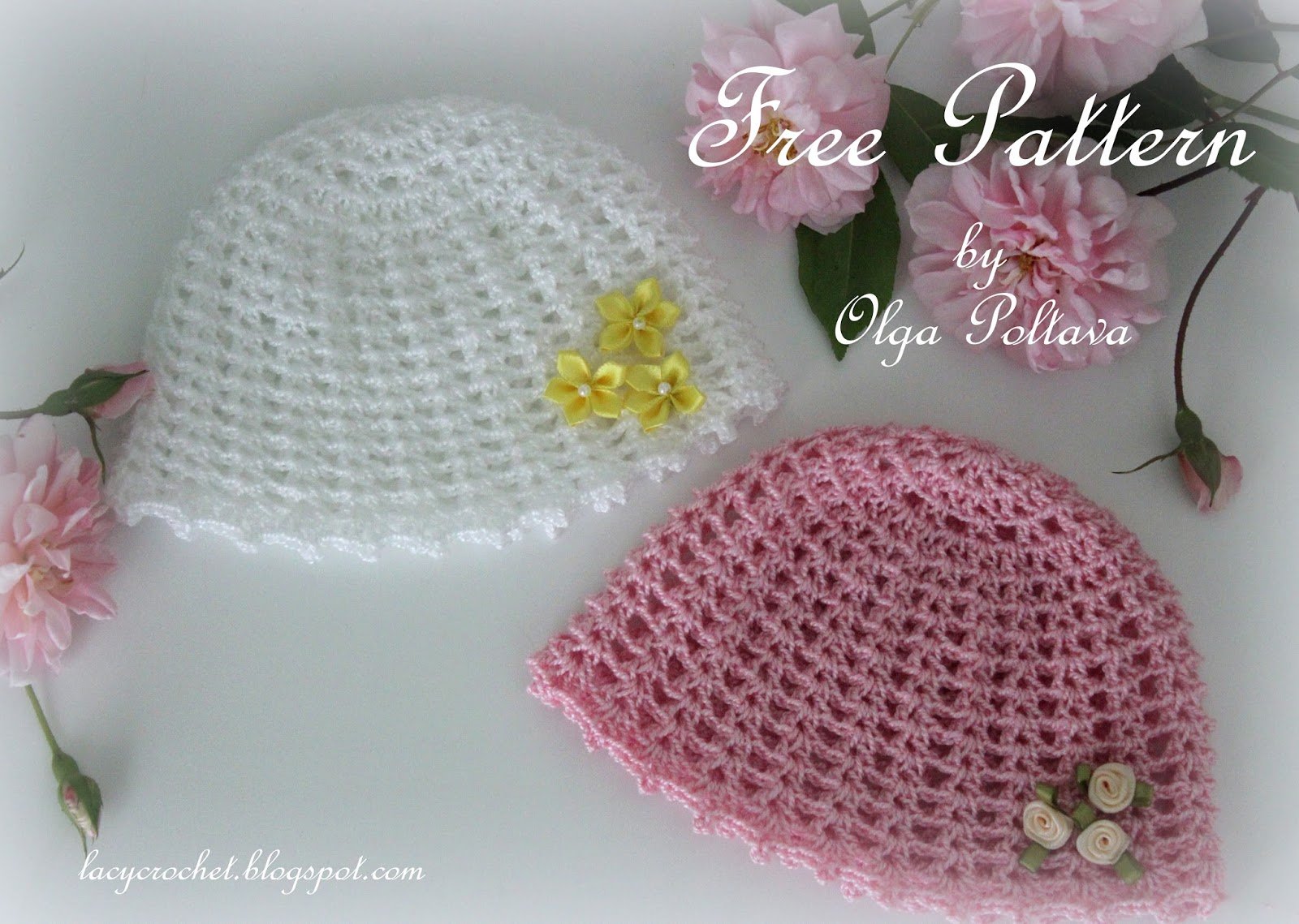 Crochet Patterns Baby Hats Lacy Crochet Preemie Girls Ba Hat Free Crochet Pattern
