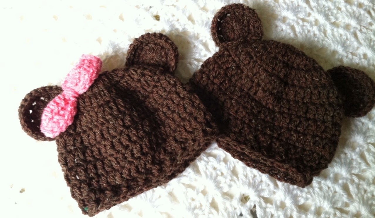 Crochet Patterns Baby Hats Lakeview Cottage Kids Mr And Miss Brownie Bear Crochet Ba Hats
