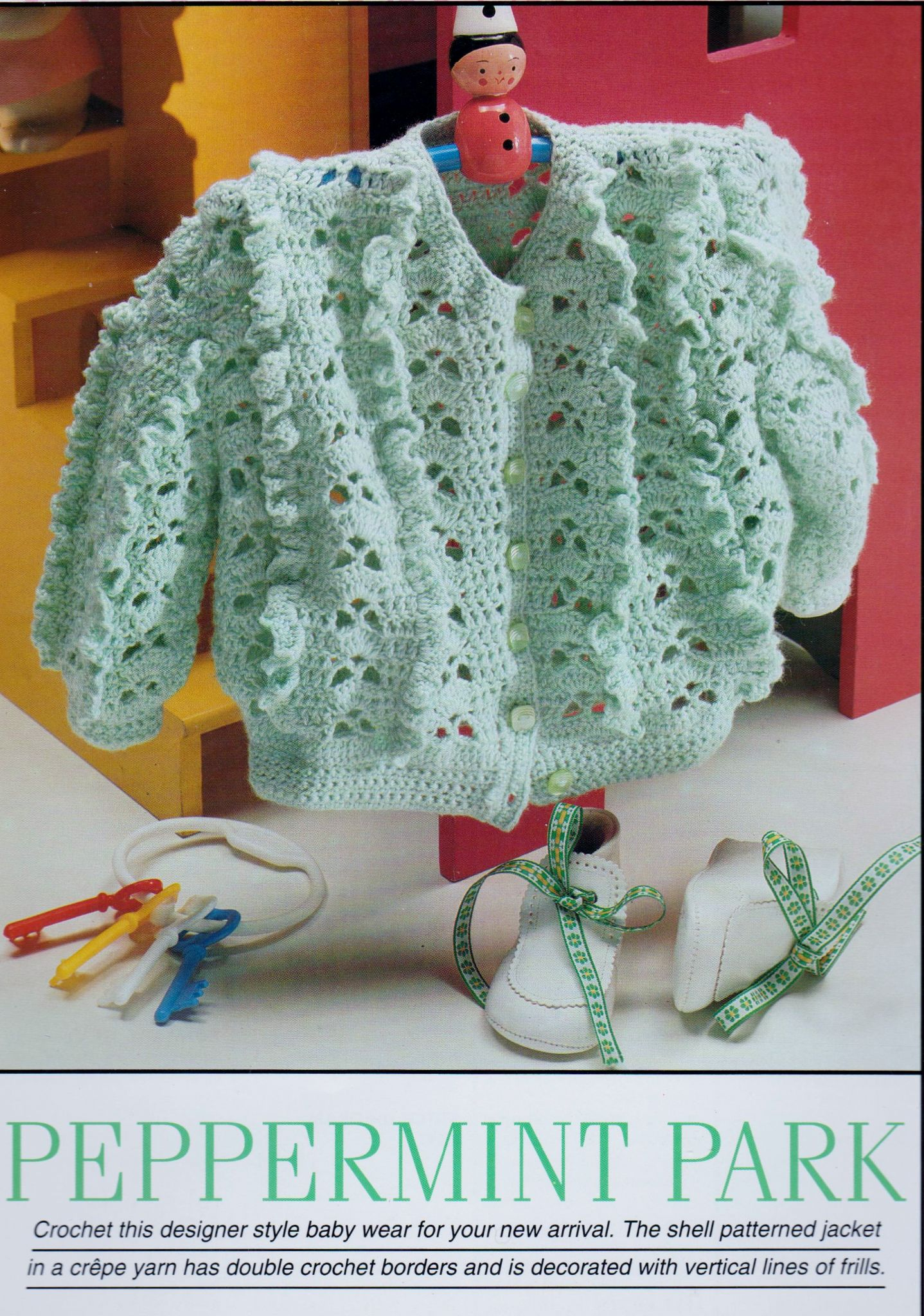 Crochet Patterns For Babies Original Vintage Crochet Pattern Ba Toddler Cardigan Jacket Or