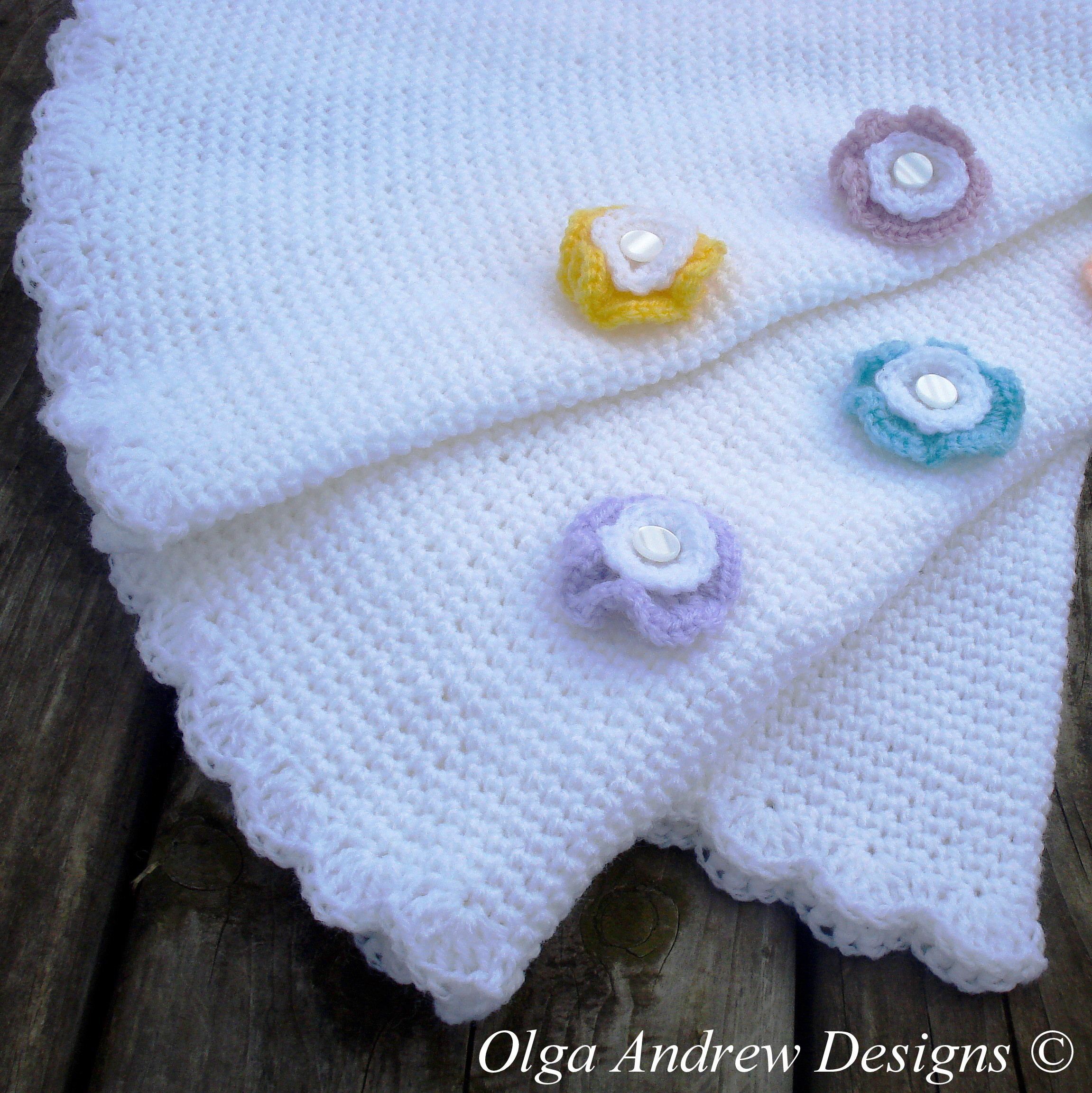 Crochet Patterns For Baby Round Ba Blanket Crochet Pattern 062