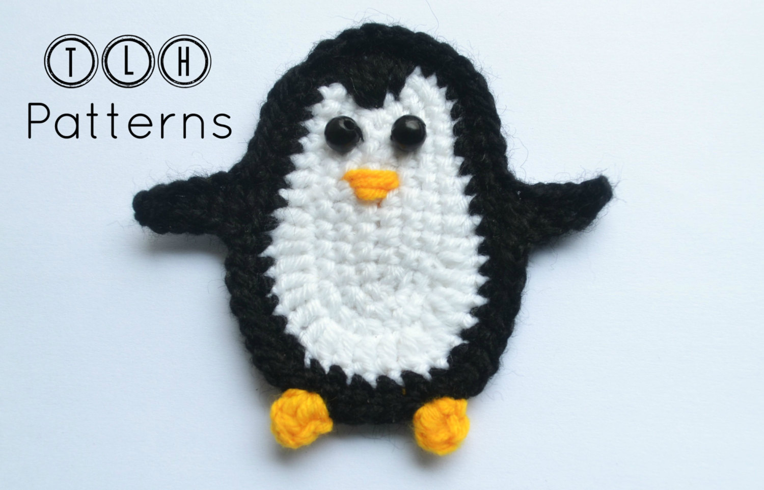 Crochet Penguin Pattern Crochet Pattern Penguin Applique Pattern Crochet Applique Etsy