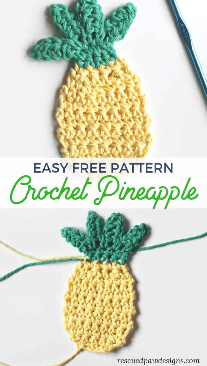 Crochet Pineapple Pattern Free Crochet Pineapple Pattern Rescued Paw Designs Crochet