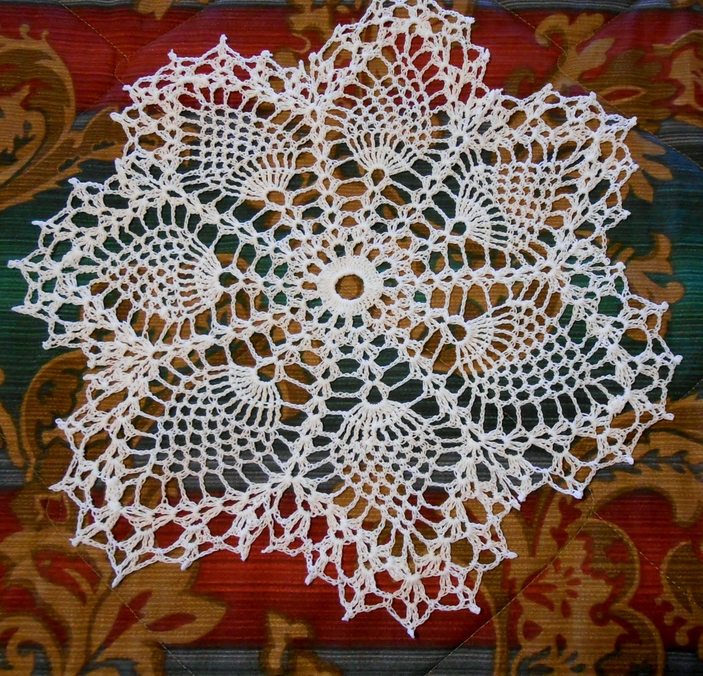 Crochet Pineapple Pattern Vintage Crochet Pineapple Doily Wc1717 Free Crochet Pattern