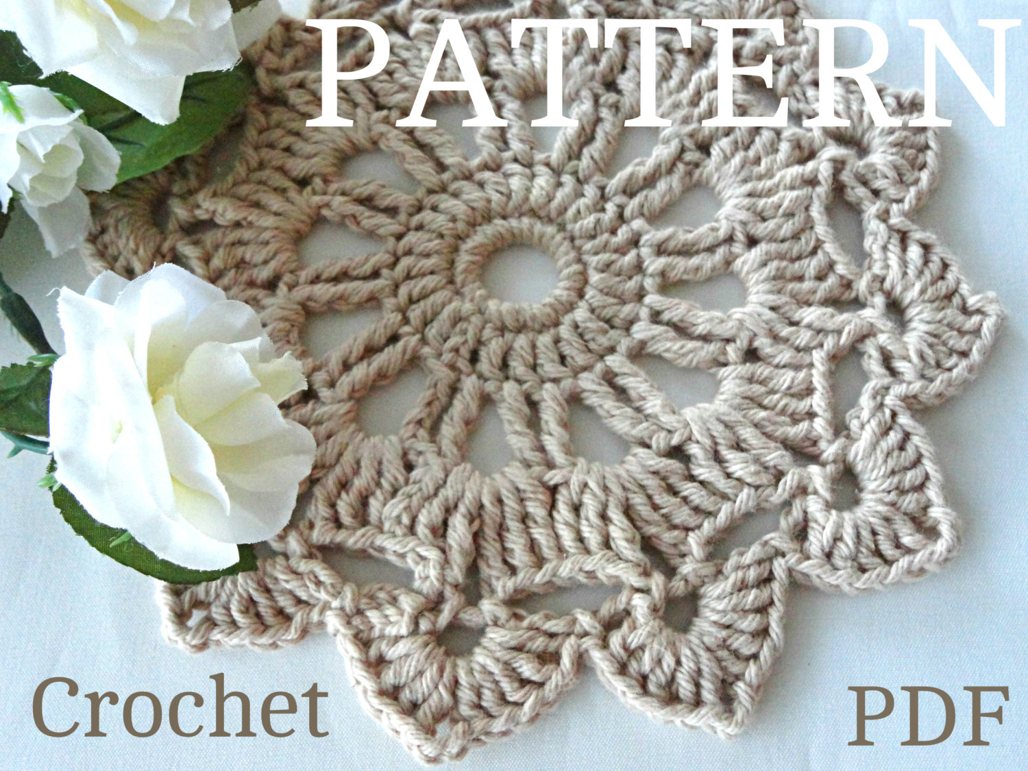 Crochet Placemat Pattern Crochet Pattern Crochet Placemat Coaster Pattern Home Decor Etsy