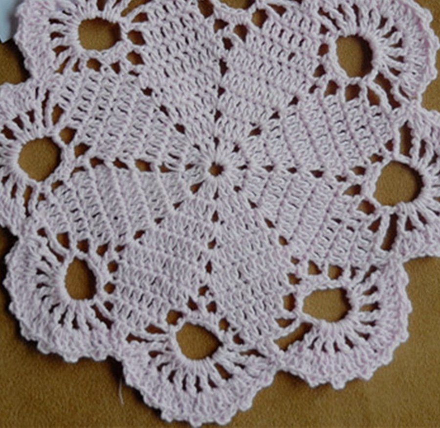 Crochet Placemat Pattern White Handmade Crochet Placemat Round Embroidered Floral Doilies