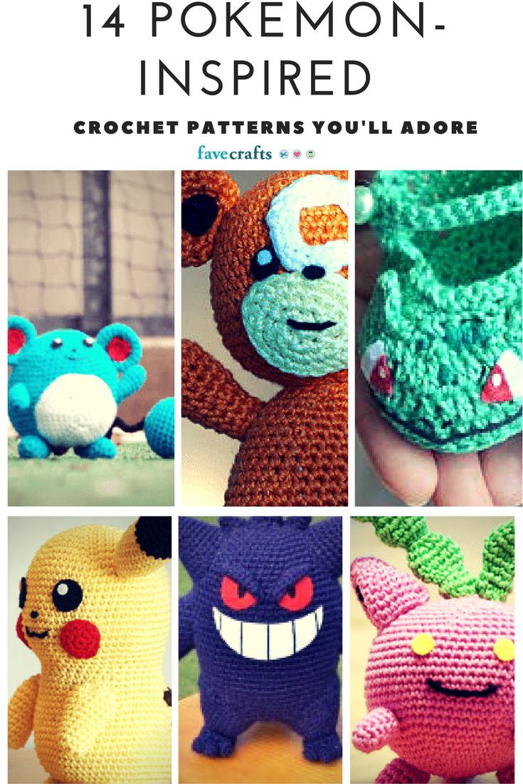 Crochet Pokemon Patterns 17 Pokemon Crochet Patterns Youll Adore Hooker Please Pinterest