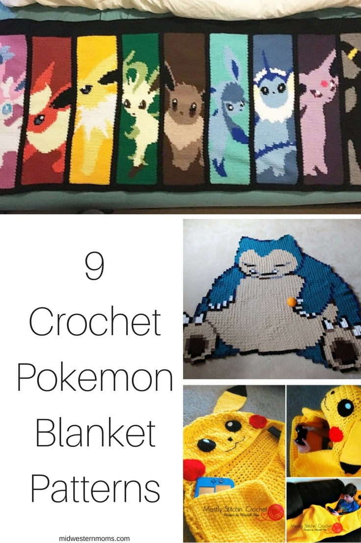 Crochet Pokemon Patterns Crochet Pokemon Blanket Patterns