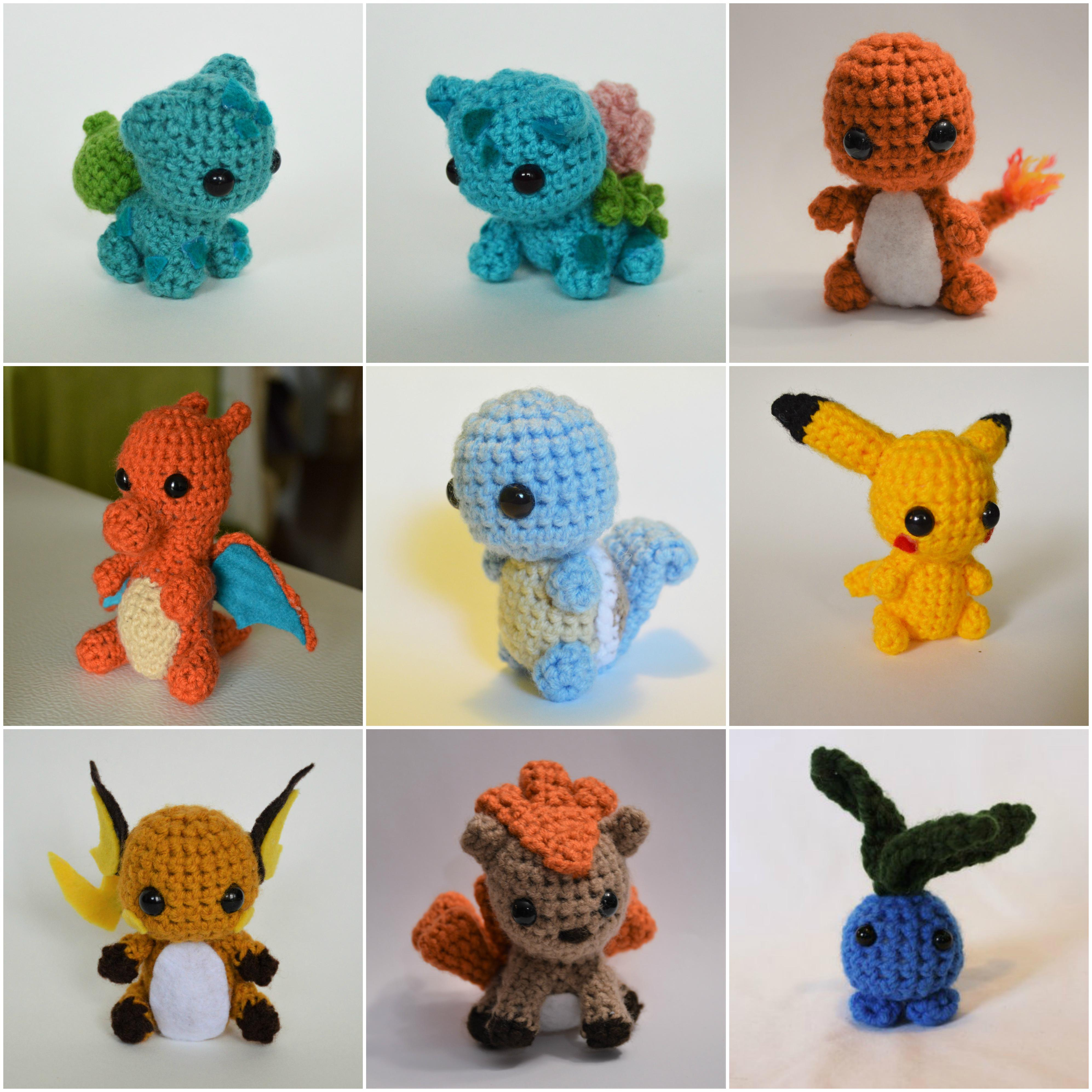 Crochet Pokemon Patterns Im Trying To Crochet All 151 Original Pokemon Heres My Progress