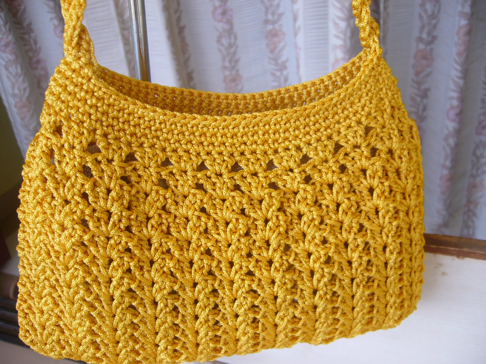Crochet Purse Patterns Crochetkari Golden Yellow Crochet Purse